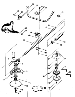 Part Location Diagram of 94495 Craftsman Gear box