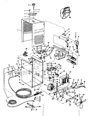 Unit Diagram and Parts List for 113201891  Craftsman Welder