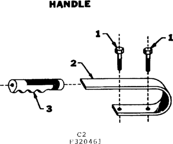 Handle Diagram and Parts List for 580320461  Craftsman Engine