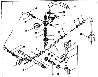 Replacement Parts Diagram and Parts List for 471462550  Craftsman Pressure Washer