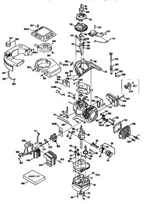 Engine 143.966508 (71/143) Diagram and Parts List for 143966508  Craftsman Engine