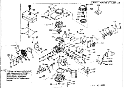 Part Location Diagram of 610842 Craftsman Magneto