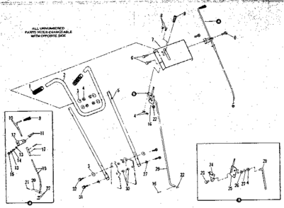 Part Location Diagram of 43394 Craftsman Control bracket