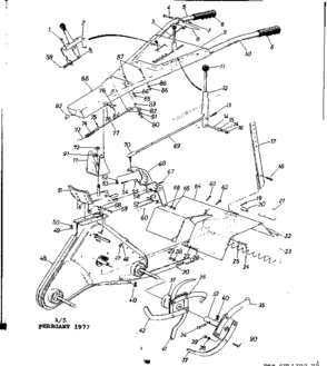 Part Location Diagram of 04810 Craftsman Clutch handle