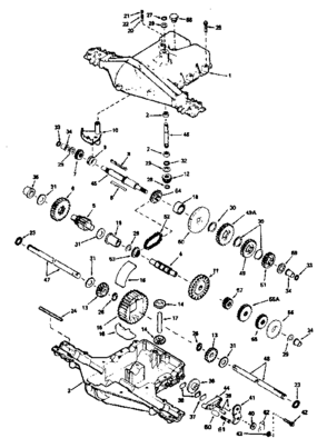 Part Location Diagram of 780106A Craftsman Bushing, flanged