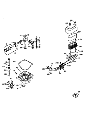 Engine (71/143) 143.971300 Diagram and Parts List for 143971300  Craftsman Engine
