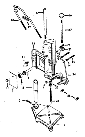 Part Location Diagram of 50551 Generac 32HP HORIZONTAL