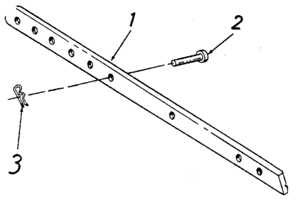 Depth Stake Diagram and Parts List for 486290580  Craftsman Tiller