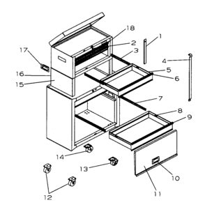 Part Location Diagram of 26641 Craftsman Swv caster