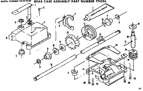 Part Location Diagram of 75130 Generac Water Pump Belt