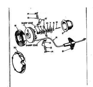 Part Location Diagram of 590283 Craftsman Cover