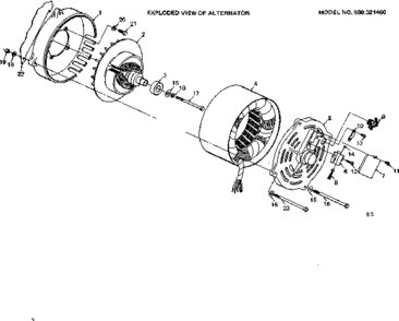 Part Location Diagram of 48056 Generac Decal, Impact 34 Plus