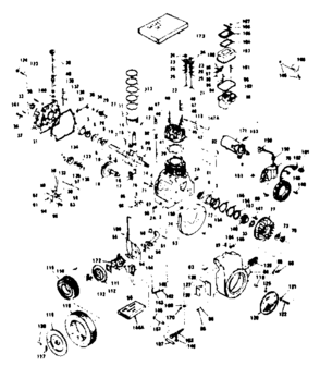 Part Location Diagram of 610855 Craftsman Magneto