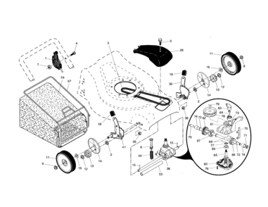 Part Location Diagram of 191039 Craftsman Bearing Assembly