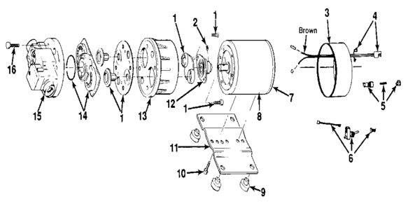 Pump Assembly Diagram and Parts List for 471261400  Craftsman Pressure Washer