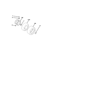 Wheels And Tires Diagram and Parts List for 917272481  Craftsman Lawn Tractor