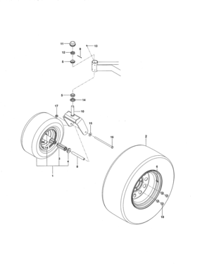 Wheels Diagram and Parts List for 917204170  Craftsman Engine
