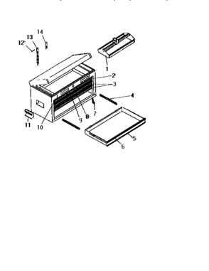 Part Location Diagram of T17380A3 Craftsman Dwr pull