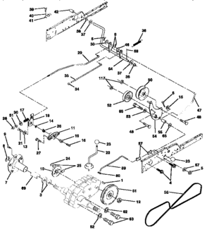 Part Location Diagram of 142509 Craftsman Brake Disc