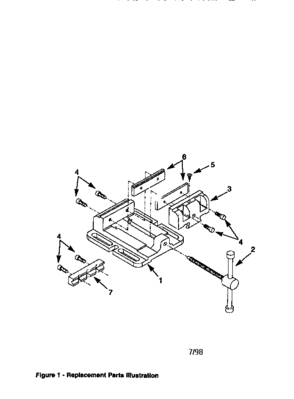 Unit Parts Diagram and Parts List for 35125334  Craftsman Vise
