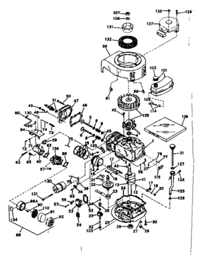Part Location Diagram of 30600A Craftsman Cylndr assem