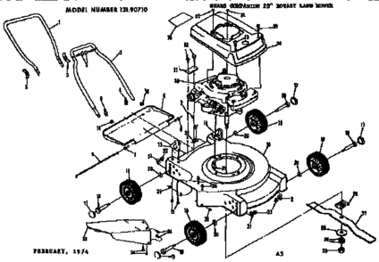 Part Location Diagram of 9-80403C Craftsman Grass catcher