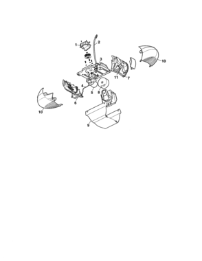 Motor Unit Assembly Diagram and Parts List for 13953918D  Craftsman Garage Door Opener