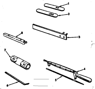 Maintenance Equipment Diagram and Parts List for 917352133  Craftsman Chainsaw