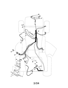 Diagram Diagram and Parts List for 917273663 Type 0 Craftsman Lawn Tractor
