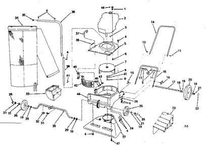Part Location Diagram of 804562 Craftsman Wing nut