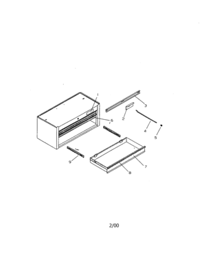 Tool Chest Diagram and Parts List for 706651200  Craftsman Tool Stand & Cart