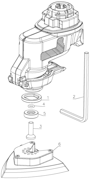 Part Location Diagram of 90587669 DeWALT OUTER FLANGE