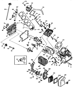 Engine 143.965503 (71, 143) Diagram and Parts List for 143965503  Craftsman Engine