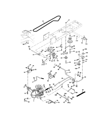 Part Location Diagram of 76173 Craftsman Parking brake cap