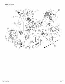 Diagram Diagram and Parts List for CMXGTAMDAXSC Type 0 Craftsman Trimmer
