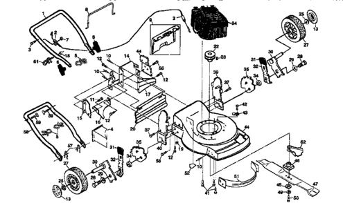 Part Location Diagram of 150181 Generac CHAIN GUARD; AT2; AT3