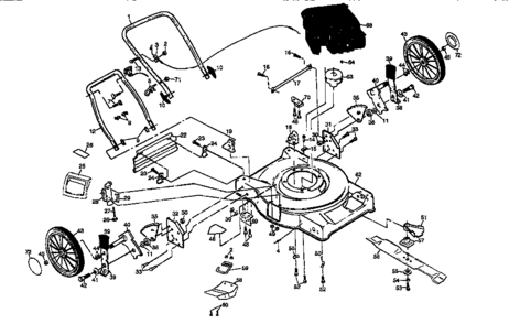 Part Location Diagram of 152202 Craftsman Mower Blade