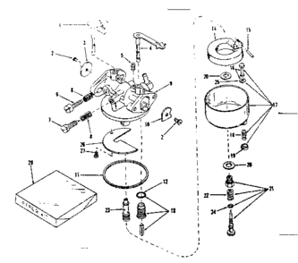 Part Location Diagram of 30815 Craftsman Baffle