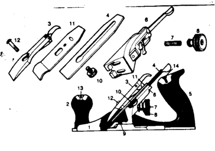 Part Location Diagram of 69-14 Craftsman Handle screw