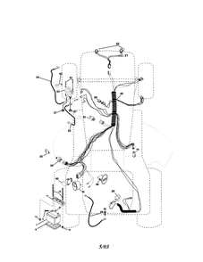 Diagram Diagram and Parts List for 917273281 Type 0 Craftsman Lawn Tractor