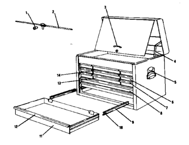 Part Location Diagram of M-6542 Craftsman Cover stp rh