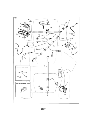 Electrical Diagram and Parts List for 917286380  Craftsman Lawn Tractor