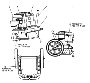 Engine/frame/base Diagram and Parts List for 919769062  Craftsman Pressure Washer