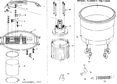 Part Location Diagram of 20780 Generac STATOR