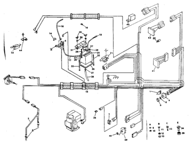 Electrical Diagram and Parts List for 917254550  Craftsman Lawn Tractor