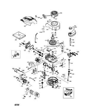 Tecumseh Engine Diagram and Parts List for 143046702  Craftsman Engine