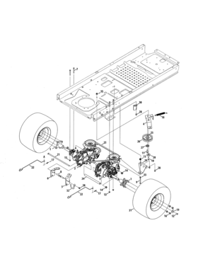 Transmission Diagram and Parts List for 247204111  Craftsman Engine