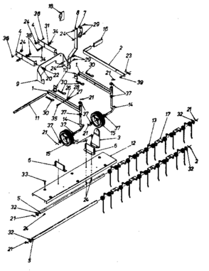 Replacement Parts Diagram and Parts List for 486243010  Craftsman Lawn Tractor