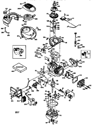 Engine (71/143) 143.976608 Diagram and Parts List for 143976608  Craftsman Engine