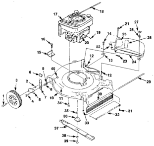 Part Location Diagram of JA-40990-7 Craftsman Screw